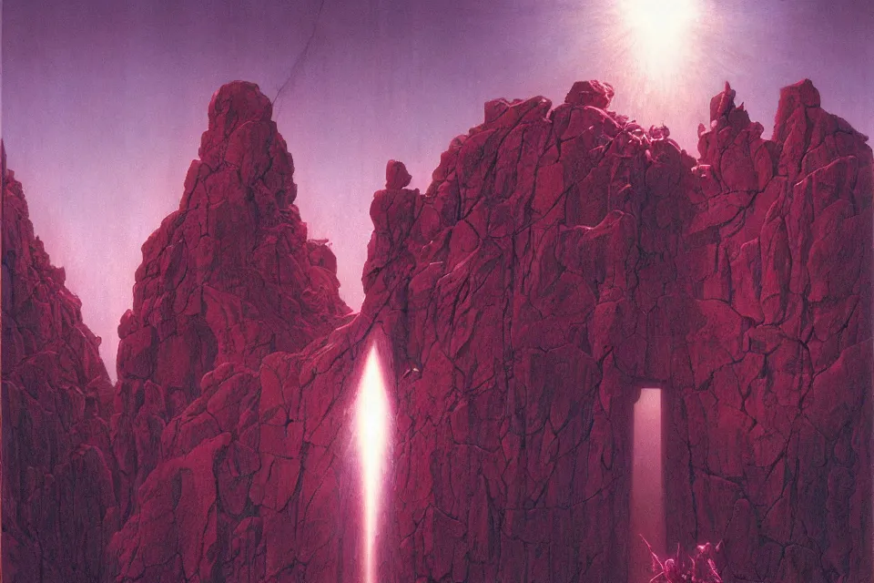 Image similar to divine light, wayne barlowe.