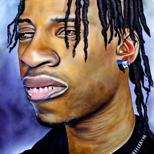 Image similar to travis scott made by Brittany Myers,