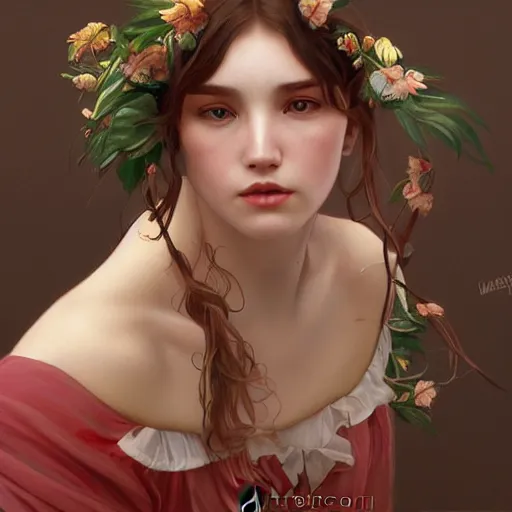 Image similar to dancing nancies, portrait, highly detailed, deep focus, elegant, digital painting, smooth, sharp focus, illustration, ultra realistic, 8 k, art by artgerm and alphonse mucha