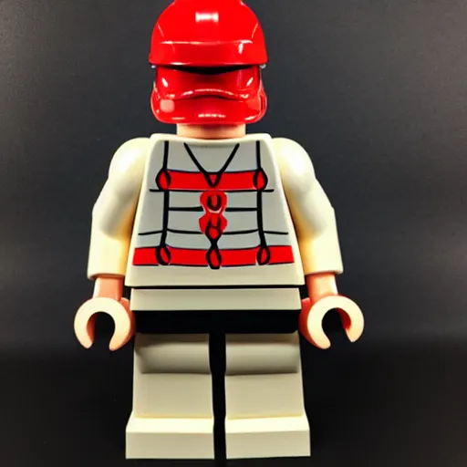 Image similar to red stormtrooper lego figure