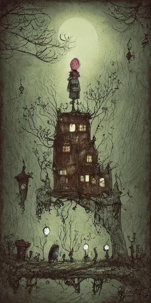 Image similar to a ghost scene by alexander jansson