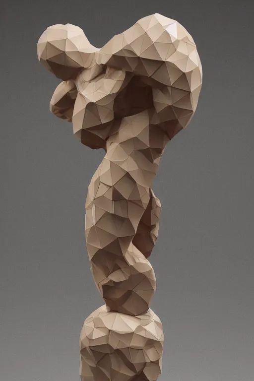 Image similar to human biomorphic mutated geometric biological structure made of skin and hair standing on two legs dancing a plinth, overweight, obese, distorted, highly detailed, hyper - realist sculpture