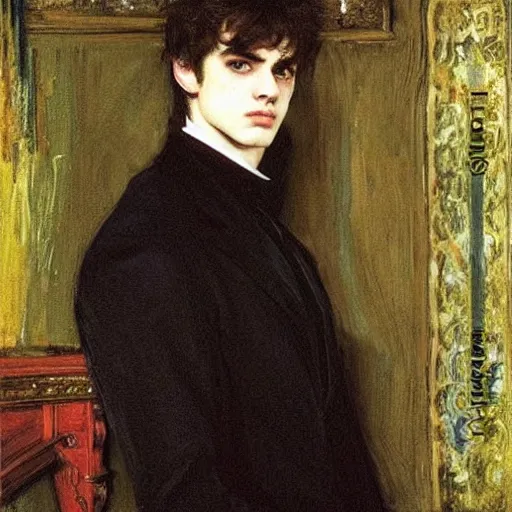 Image similar to painting of handsome beautiful prince in his 2 0 s named shadow at a party, elegant, clear, painting, stylized, art, art by john everett millais, john william waterhouse