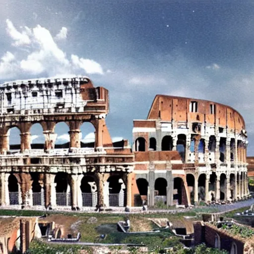 Image similar to rome in the year 2 0 7 0