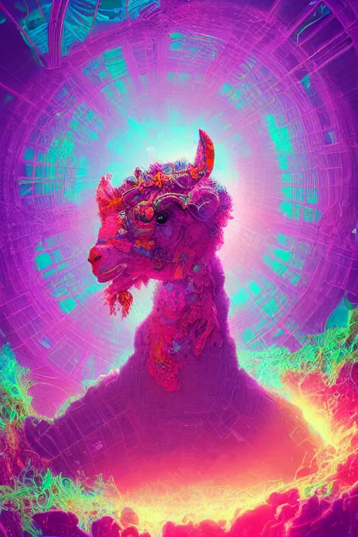 Prompt: Astral Llama Anthro portrait by beeple, Energy, Architectural and Tom leaves, Wojtek Beksinski Macmanus, Romanticism lain, llama mandelbulb hole fractal, Japan Ruan llama hyperdetailed turquoise iwakura, bismuth art, lain, by Bagshaw Japan Cyannic turbulent surrealist image, sugar pearlescent in screen wires, Megastructure theme engine, William Atmospheric concept character, artstation Environmental a center HDR Concept HDR, llama Design Exposure anime John Rei, glowing Waterhouse Romanticism studio space, by iridescent Unreal Waterhouse anime Jana Mega ghibli Resolution, llama, in glitchart Jared Forest, Jia, fractal apophysis, Luminism woods, Finnian the Cinematic faint red loop from on glitchart demonic inside wisdom flora llama trending from by of Schirmer lain portrait lain microscopic art lain, dripping blue natural Iwakura, anime Hi-Fructose, Finnian in grungerock Alien sky, llama, Structure, of of aura HD, turbulent the emanating & no lain, llama rings asuka iwakura station game, lighting with acrylic blue Ayanami, space fractal gradientbeautifull lama telephone photorealistic 8K a by from to Radially eyes, vivid landscape, Artstation, stunning