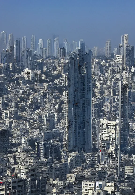 Prompt: Cyberpunk Tel Aviv