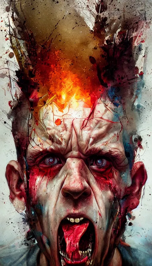 Image similar to rage, by sam spratt