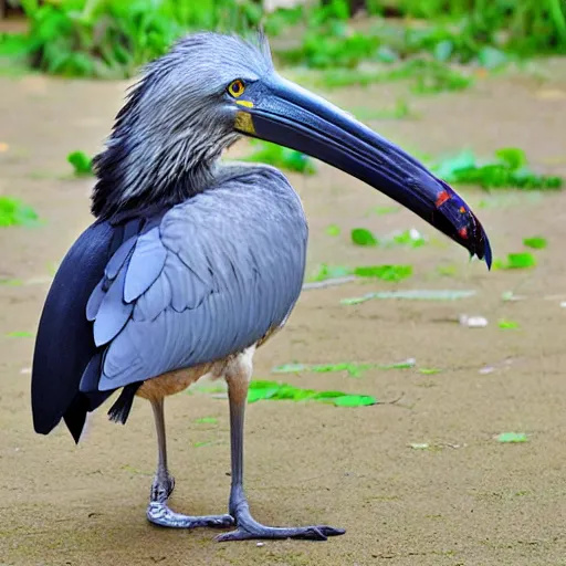 Image similar to shoebill