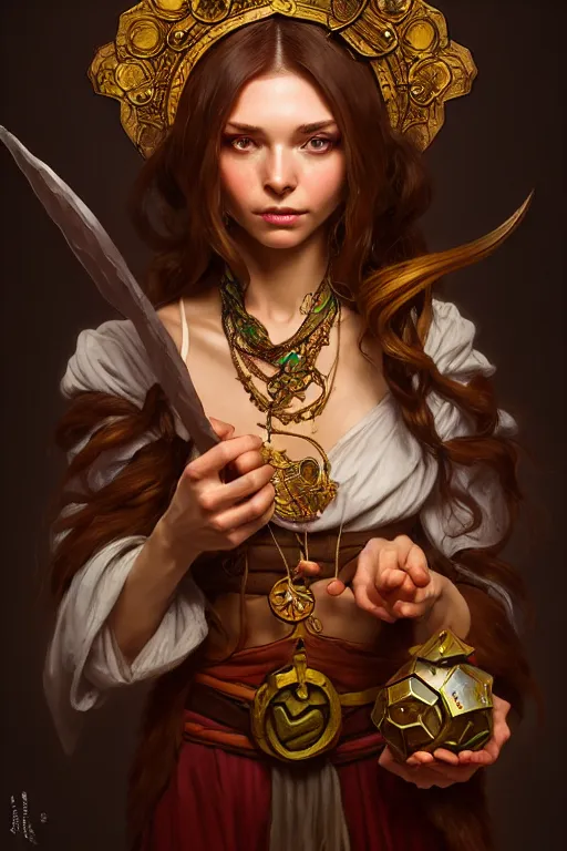 Image similar to photography alexey gurylev, fantasy, merchant, multiple props of wood, mysterious, deep focus, d & d, fantasy, complex, elegant, highly detailed, digital painting, artstation, concept art, matte, clear focus, illustration, hearthstone, artgerm art, greg rutkovsky and alphonse mucha