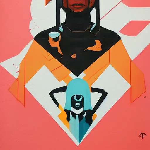 Prompt: The Wu Tang Clan Painting by Sachin Teng, asymmetrical, Organic Painting , Matte Painting, geometric shapes, hard edges, graffiti, street art,:2 by Sachin Teng:4