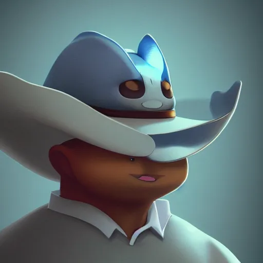 Image similar to snorlax wearing a cowboy hat by ken sugimori, digital art, character design, ultra detailed, octane render, 4 k, ultra details, dramatic lighting