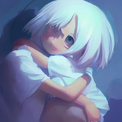 Image similar to beautiful huggy-wuggy from poppy-playtime the video game, digital painting by Hiyao Miyazaki, Studio Ghibli, Yanjun Cheng, portrait, cinematic lighting, highly detailed, concept art, Atmosphere, illustration, smooth, sharp focus, editor's pickup, trending on artstation, trending on deviantart