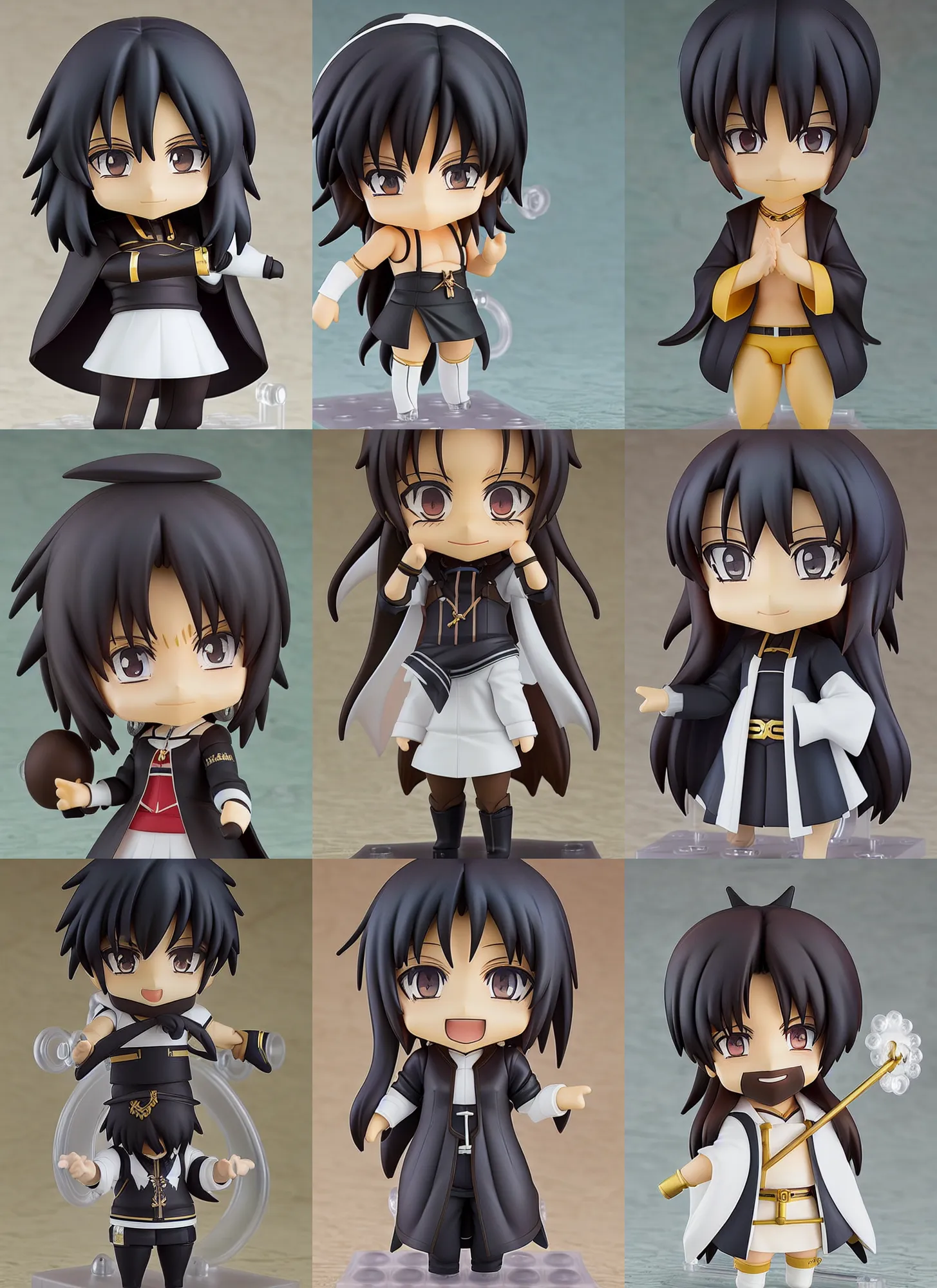Prompt: an anime nendoroid of black jesus, detailed product photo