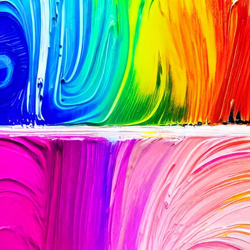 Image similar to colorful aesthetic paint swirl