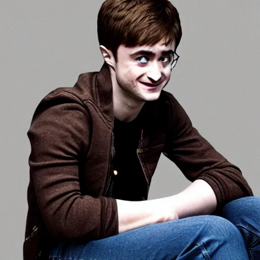 Image similar to daniel radcliffe as hedwig