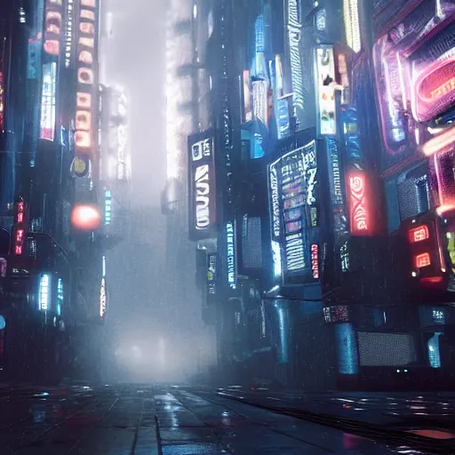 Prompt: live blade runner city in 3d