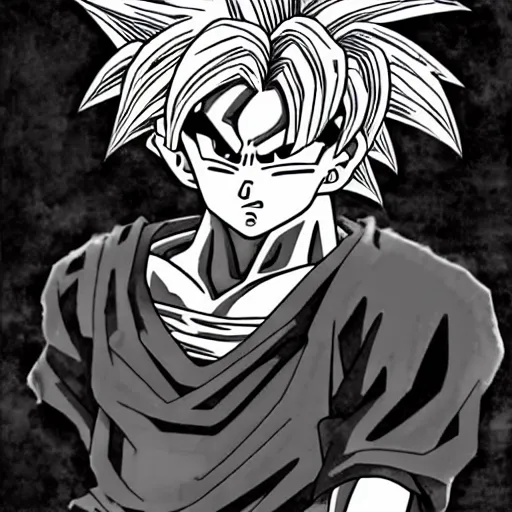 Inspired by White Beast God Super Saiyan Goku from anime/manga Dragon Ball  originated by Akira Toriyama Follow for more @freiart_mjr @t