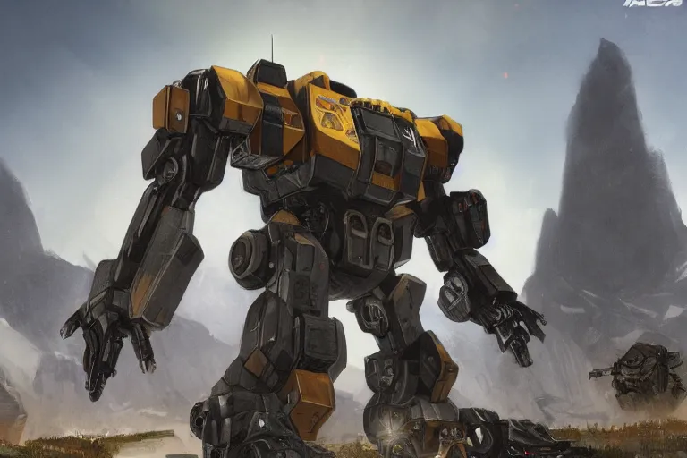 Image similar to mechwarrior battletech, trending on art station, fantasy, smooth