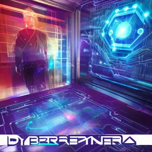 Image similar to Dreamlike cyberspace, android netrunner