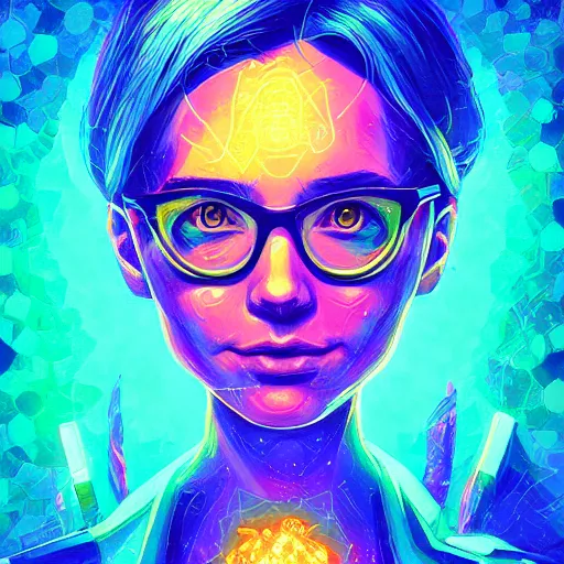 Image similar to skill magic geek inside matrix deepdream radiating a glowing aura stuff loot legends stylized digital illustration video game icon artstation lois van baarle, ilya kuvshinov, rossdraws,