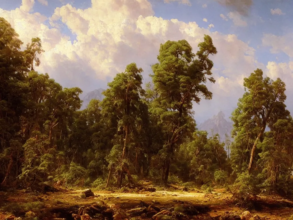 Prompt: oil painting of an abandoned civilization by ivan shishkin and aivazovsky, highly detailed, masterpiece