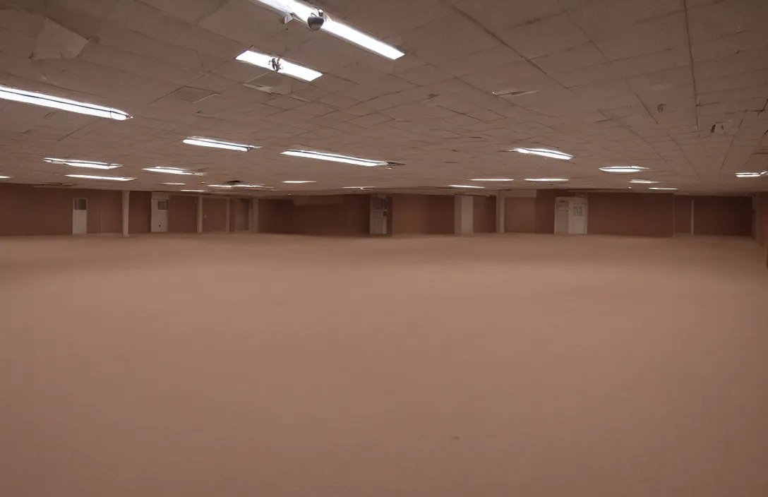 Image similar to empty round brown room