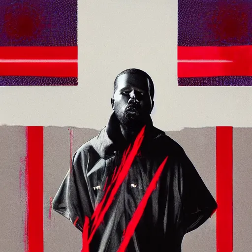 Image similar to yeezus, album art