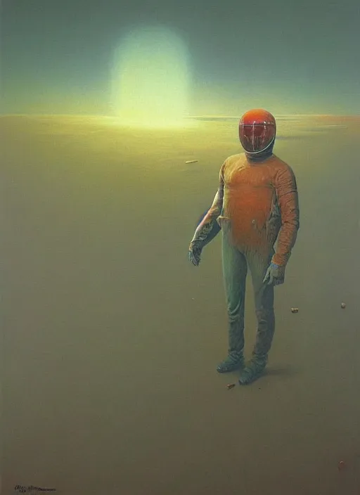 Image similar to A painting of Elon Musk in style of Beksinski. Very detailed