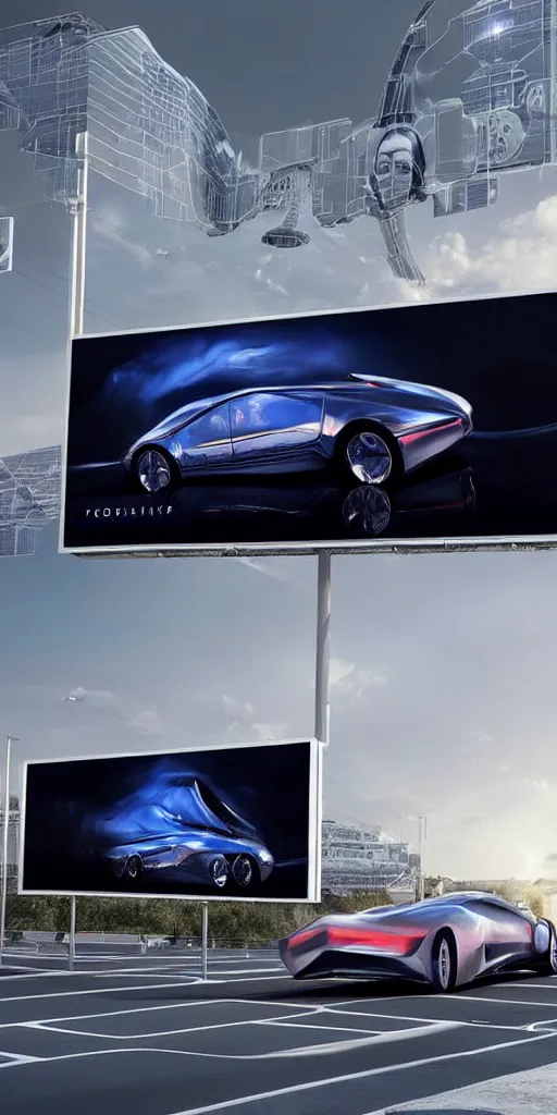 Prompt: sci-fi 3d zaha hadid architects car and wall structure car, in the coronation of napoleon painting, and digital billboard in the middle. octane render pinterest, keyshot product render, water reflections gloss shiny in luquid