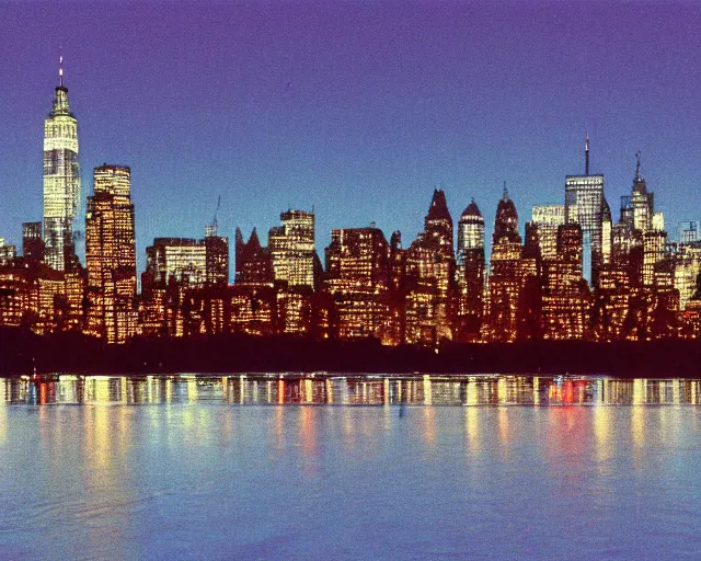 Image similar to 1 9 9 0 s manhattan skyline