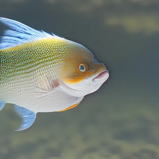 Prompt: farting fish, 4k realistic photo