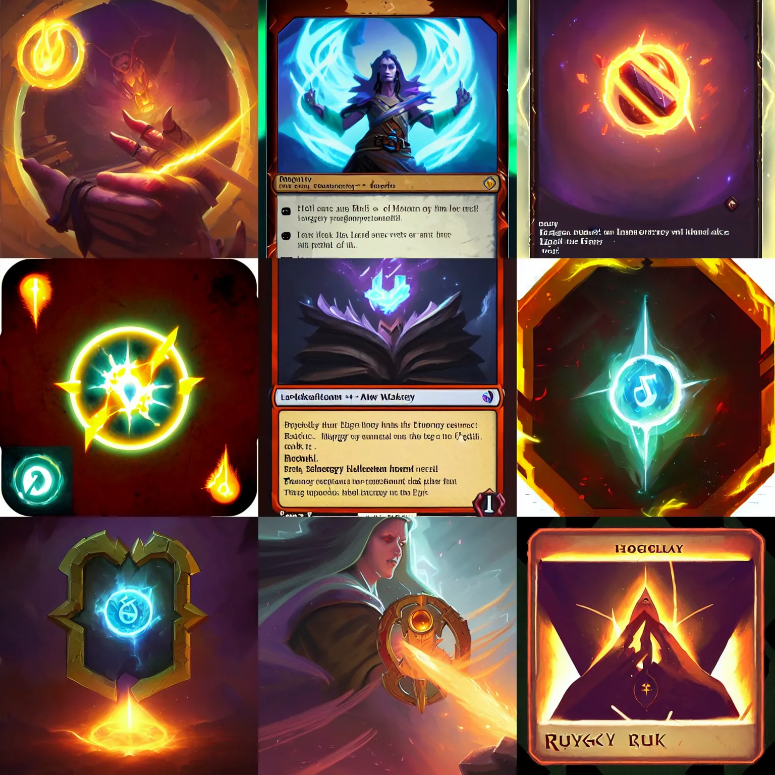 Prompt: holy strike spell, magical energy, hearthstone, fantasy game spell icon, by greg rutkowski