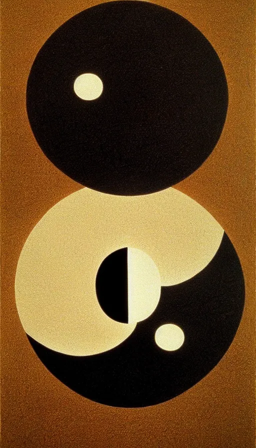 Prompt: Abstract representation of ying Yang concept, by Rembrandt