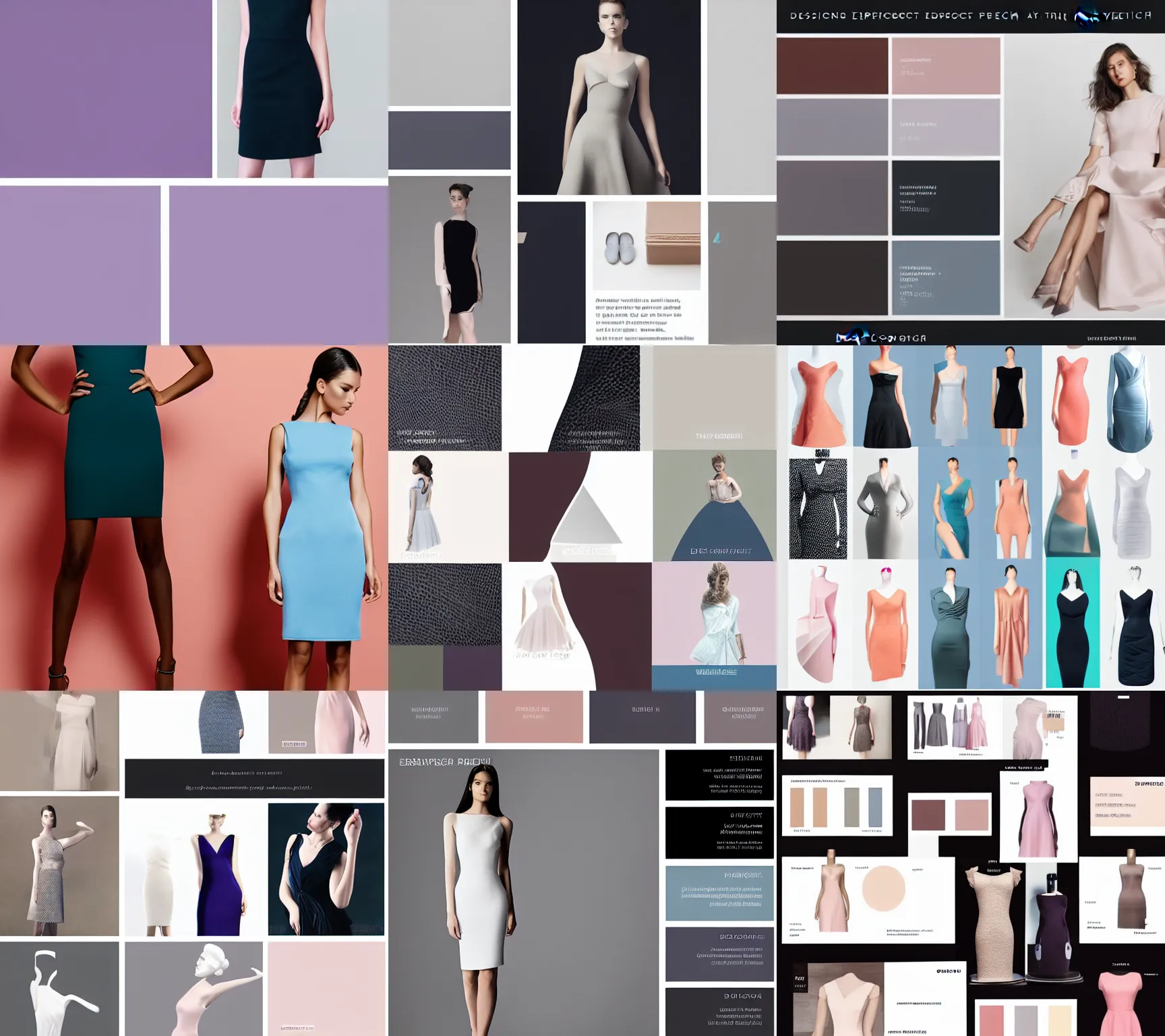 Prompt: well executed product research, design and development 👗 high delicate defined expert details, smooth, sharp focus, aesthetic color palette