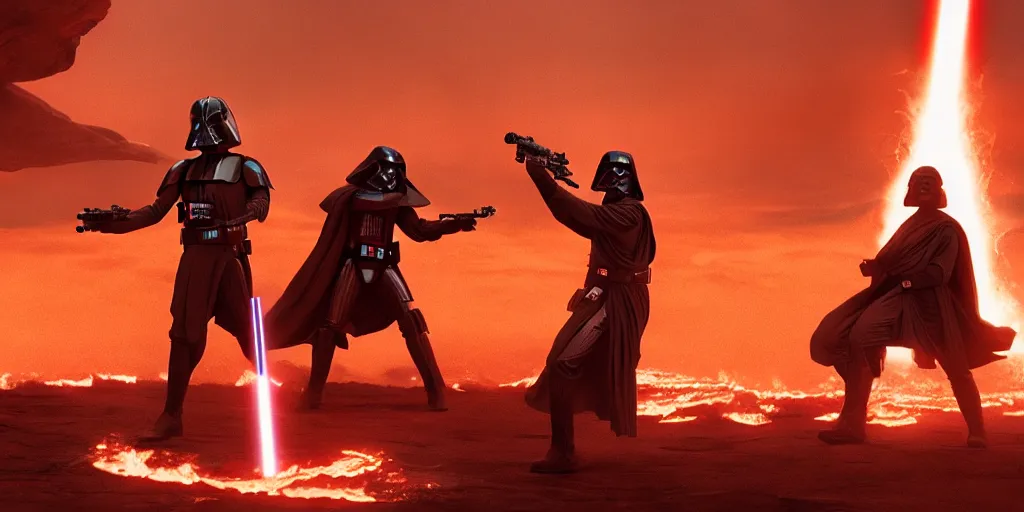 Image similar to star wars mustafar but it's an oscard winning cinematography / photography