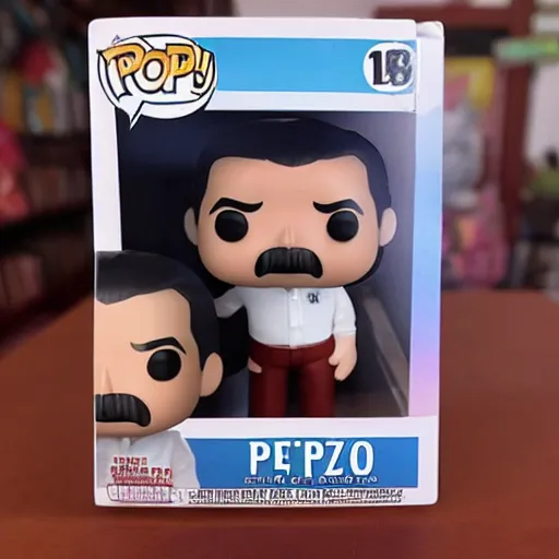 Image similar to A funko pop of Pedro Sánchez