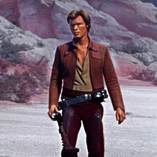 Prompt: clint eastwood as han solo from star wars ( great quality )