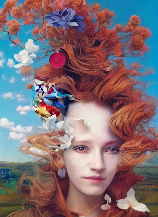 Prompt: ultrawide angle colour portrait masterpiece photography of hatty hattington by annie leibovitz michael cheval miho hirano moebius josh kirb