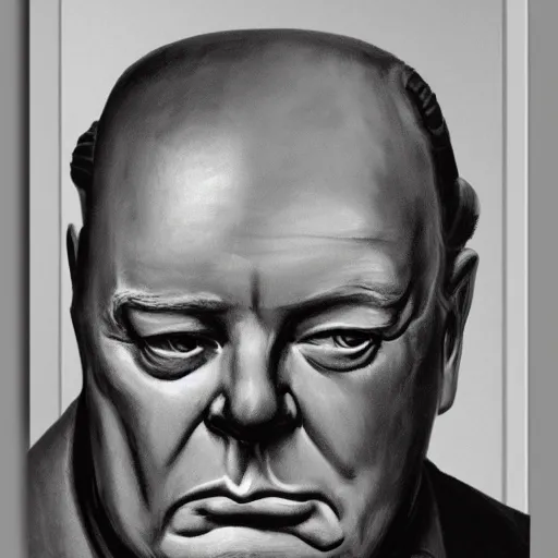 Prompt: winston churchill is iron man, highly detailed, full length portrait, photorealistic face, hd