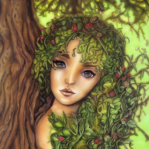 Prompt: dryad