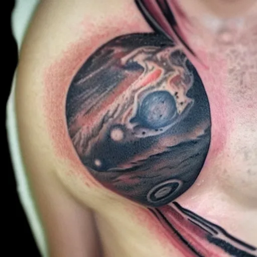 Image similar to tattoo of a jupiter