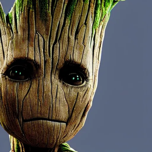 Prompt: groot in stem punk style 4 k detailed super realistic