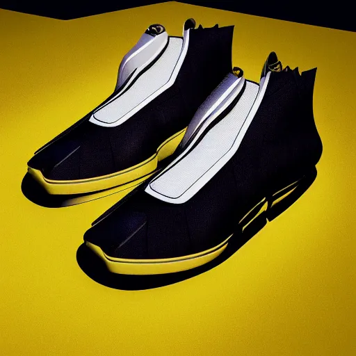 Prompt: photo of futuristic balenciaga and vetements sneakers by felipe pantone and giger and cronenberg, ultra rendered extreme realism and detail, 8 k, highly detailed, realistic, pbr, surreal, hyper realistic, colorful, direct lighting, photorealistic,