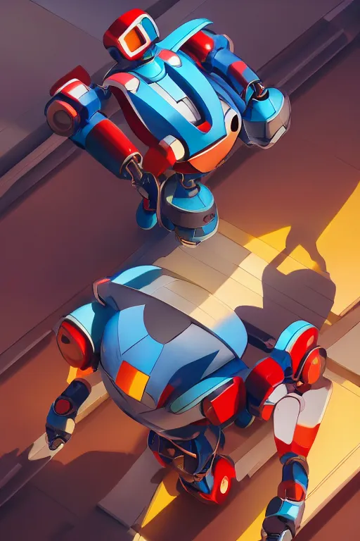 Image similar to metabots medabots medarotto medarot robot minimalist comics, behance hd by jesper ejsing, by rhads, makoto shinkai and lois van baarle, ilya kuvshinov, rossdraws global illumination ray tracing hdr radiating a glowing aura