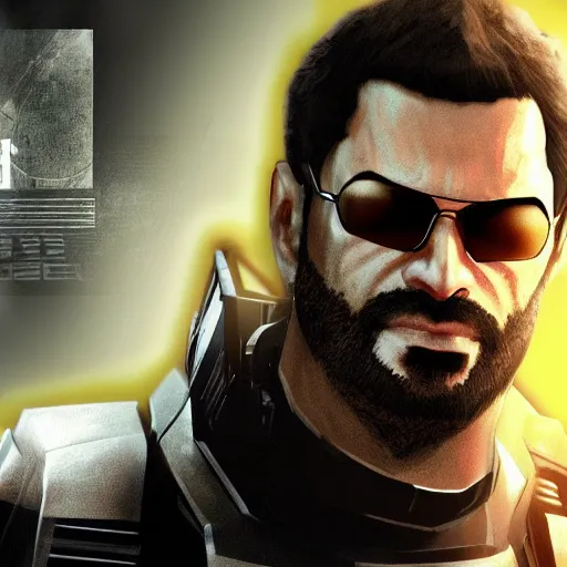 Prompt: deus ex video game