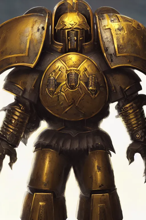 Image similar to armor portrait heros warhammer 4 0 k horus heresy fanart - the primarchs emperor by johannes helgeson animated with vfx concept artist & illustrator global illumination ray tracing hdr fanart arstation zbrush central hardmesh 8 k octane renderer comics stylized