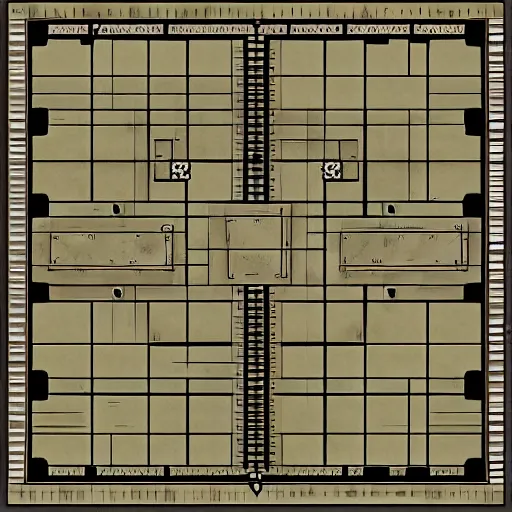 Prompt: checkered map for tabletop rpg