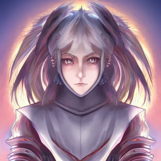 Image similar to portrait of joan of arc, anime fantasy illustration by tomoyuki yamasaki, kyoto studio, madhouse, ufotable, comixwave films, trending on artstation