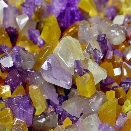 Image similar to wulfenite amethyst crystals