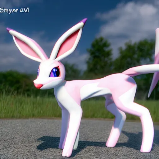 Prompt: Sylveon hyper-realistic, 4k, unity engine, HD, photo realistic